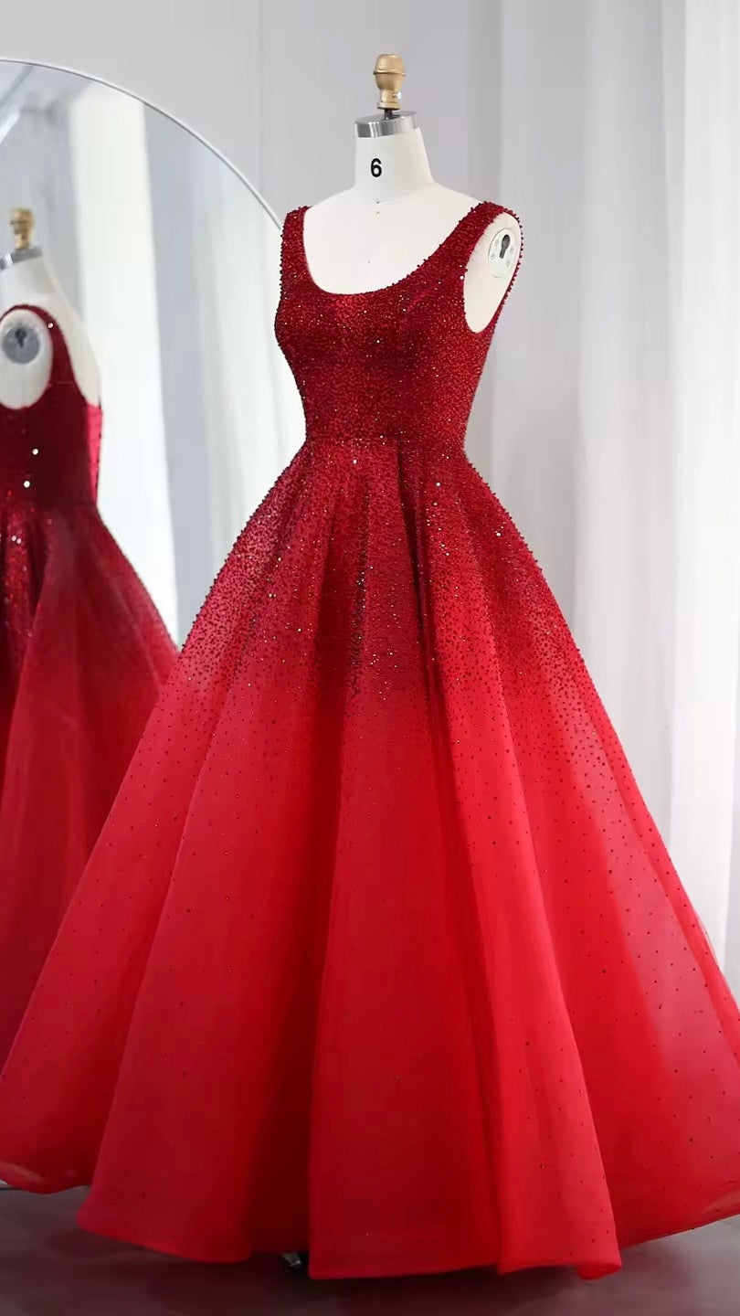 Luxury Crystal Evening Dress