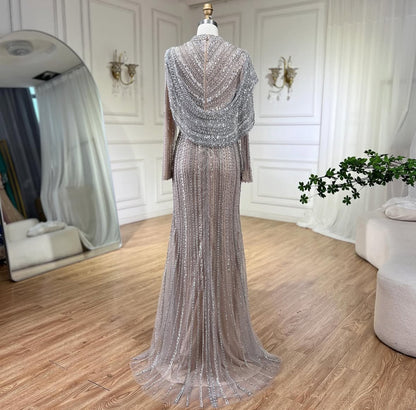 Luxury Embroidered Crystal Dress