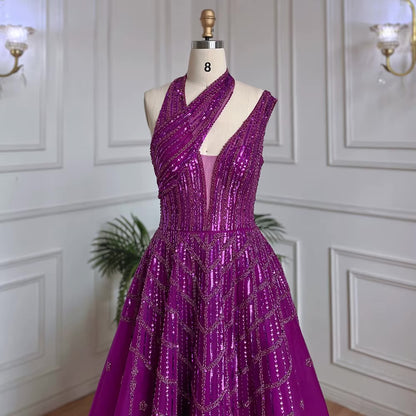 Elegant Beaded Ball Gown – Sparkling One-Shoulder Formal Dress