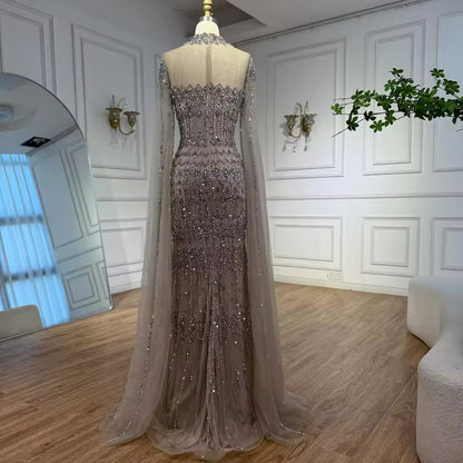 “Regal Majesty” Luxury Embroidered Crystal Dress
