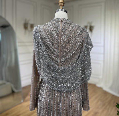 Luxury Embroidered Crystal Dress