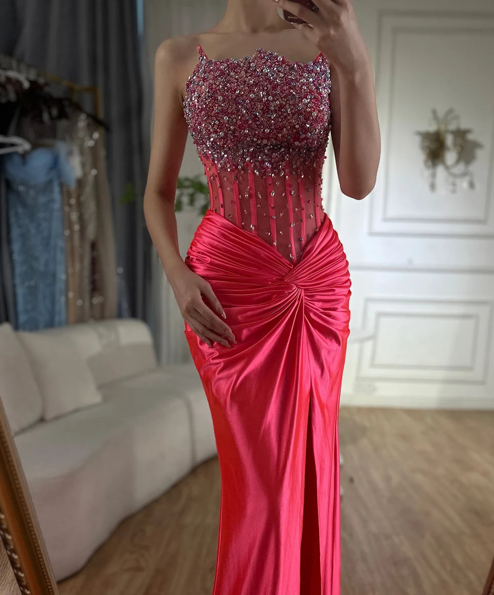 Side Split Beaded
Mermaid Luxury Evening