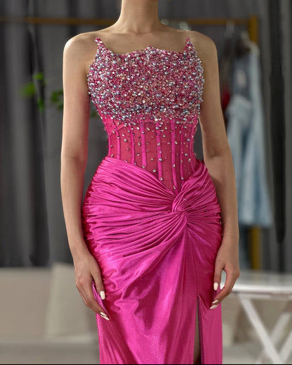 Side Split Beaded
Mermaid Luxury Evening