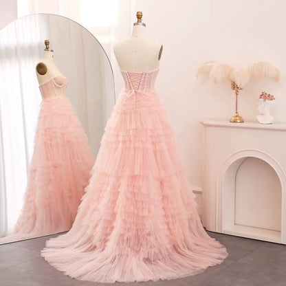 Elegant Ball GownTulle Evening Dress