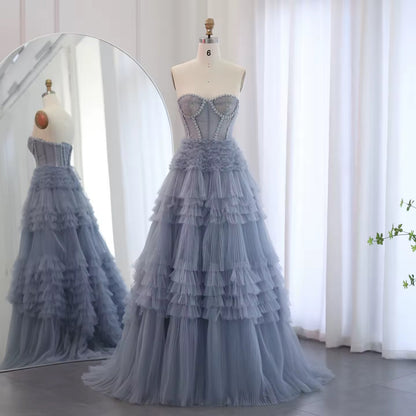 Elegant Ball GownTulle Evening Dress