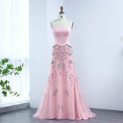 Luxury Corset Gown with Sparkling Crystal Details 2025