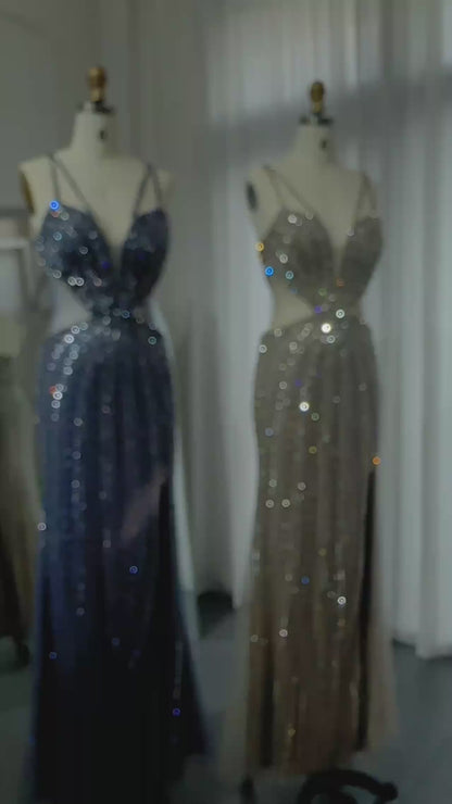 Luxury Beaded Mermaid Evening Dress