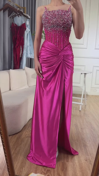 Side Split Beaded
Mermaid Luxury Evening